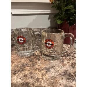 2 Vintage A&W Root Beer Mug 4.5 Inch/5 Inch Target Arrow